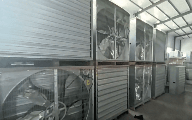 1380 Galvaniz Sac Hayvancılık Negatif Basınçlı Fan